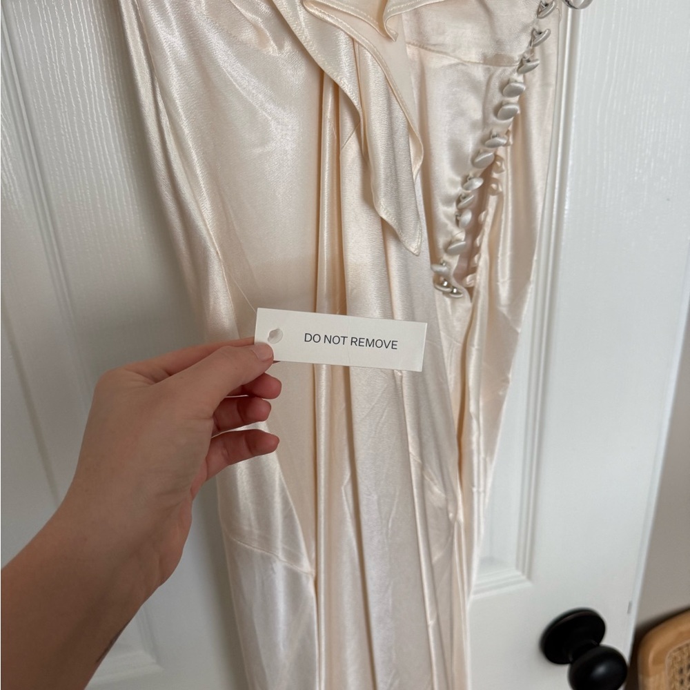 For Love And Lemons Elegant White Maxi Dress - Picture 4 of 4